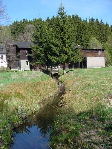 Der untere Mühlgraben und die Mühle